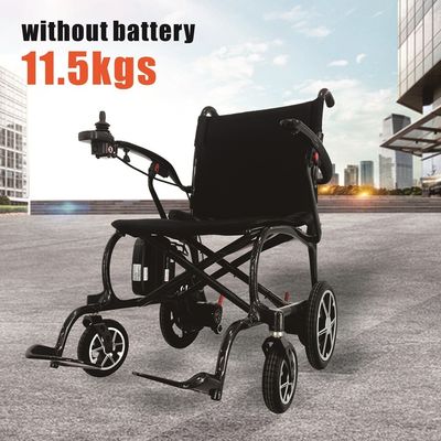 Sedia a rotelle elettrica a frenata elettromagnetica con altezza regolabile e telecomando
