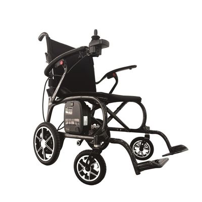 sedia a rotelle elettrica a controllo remoto con design leggero e telaio in fibra di carbonio