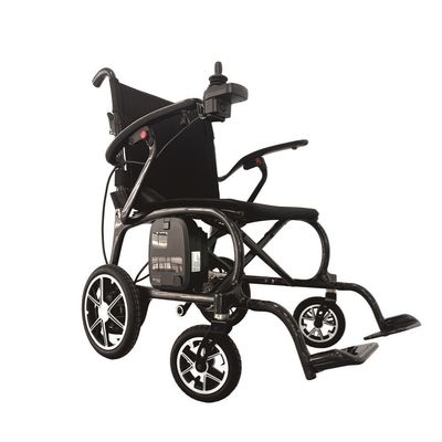 Sedia a rotelle elettrica pieghevole 2024 con motore DC24V150W*2 e frenatura elettromagnetica