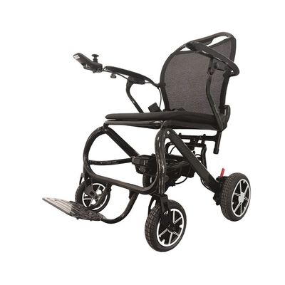 Sedia a rotelle elettrica pieghevole, portatile e facile da trasportare per disabili e anziani