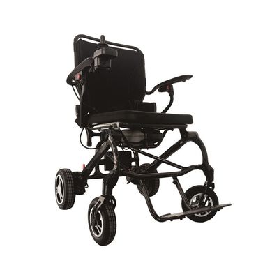 Sedia a rotelle elettrica professionale con design pieghevole e motore senza spazzola DC24V200W*2