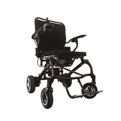 Sedia a rotelle pieghevole elettrica diretta con sedia a rotelle in fibra di carbonio Dimensione sedile W500*D420mm