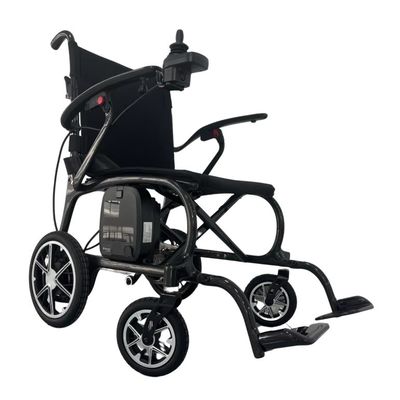 Prodotti sanitari sedie a rotelle elettriche a fibra di carbonio ultraleggere 136 kg carico pieghevole