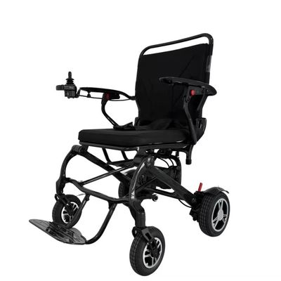 Sedia a rotelle elettrica con telaio in fibra di carbonio T700 e frenatura elettromagnetica