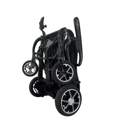 Capacità di carico 300 lbs sedia a rotelle elettrica con design pieghevole e materiale in fibra di carbonio
