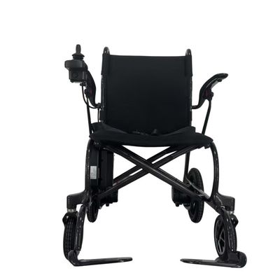 Sedia a rotelle elettrica in fibra di carbonio con sedile più ampio di dimensioni W510*D415mm