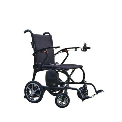 Sedia a rotelle elettrica ultra leggera da 11,5 kg con ruote in lega di magnesio e design pieghevole