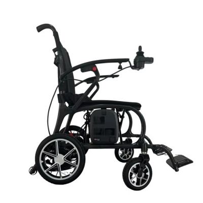 Distanza di guida di 10 km sedia a rotelle elettrica portatile per persone a mobilità facilitata e disabili