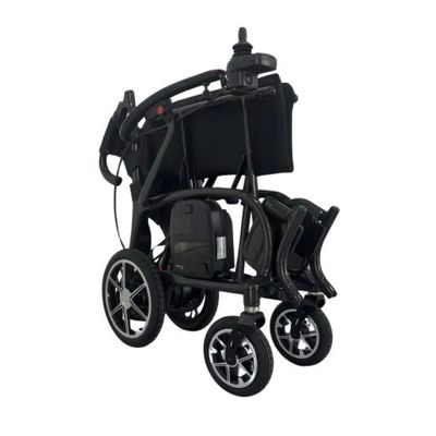 Distanza di guida di 10 km sedia a rotelle elettrica portatile per persone a mobilità facilitata e disabili