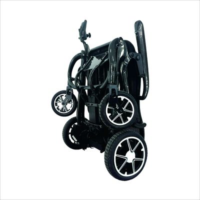 Sedia a rotelle elettrica con ruote in lega di magnesio da 230 mm/180 mm e autonomia di 10 km
