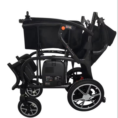 Sedia a rotelle scooter elettrica con design pieghevole leggero e taglia del sedile W510*D415mm