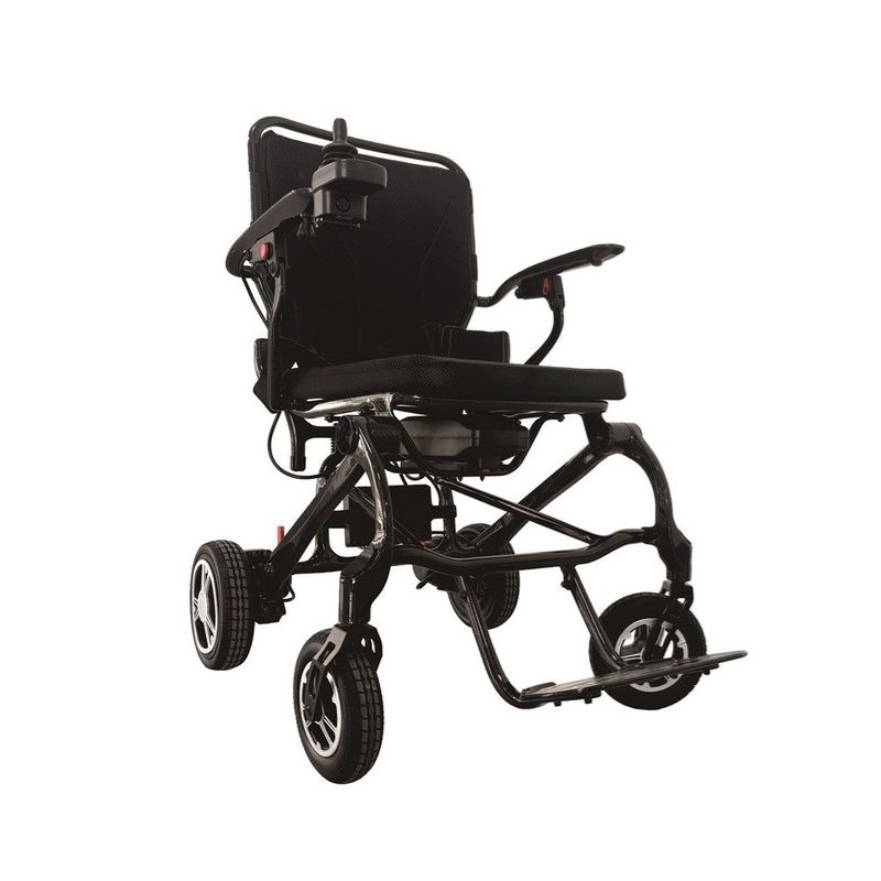 Sedie a rotelle elettriche per disabili con ruota posteriore da 215 mm e nucleo in lega di magnesio