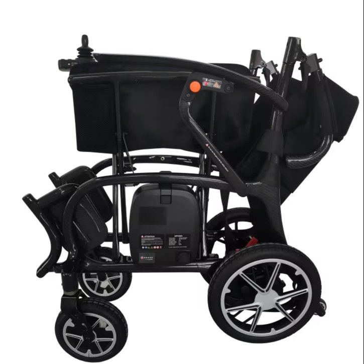 Sedia a rotelle scooter elettrica con design pieghevole leggero e taglia del sedile W510*D415mm